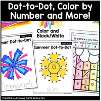 Fine Motor Skills Activity Worksheets for Preschool and Kindergarten