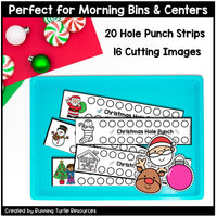 Christmas Fine Motor Printables for Preschool, PreK and Kindergarten