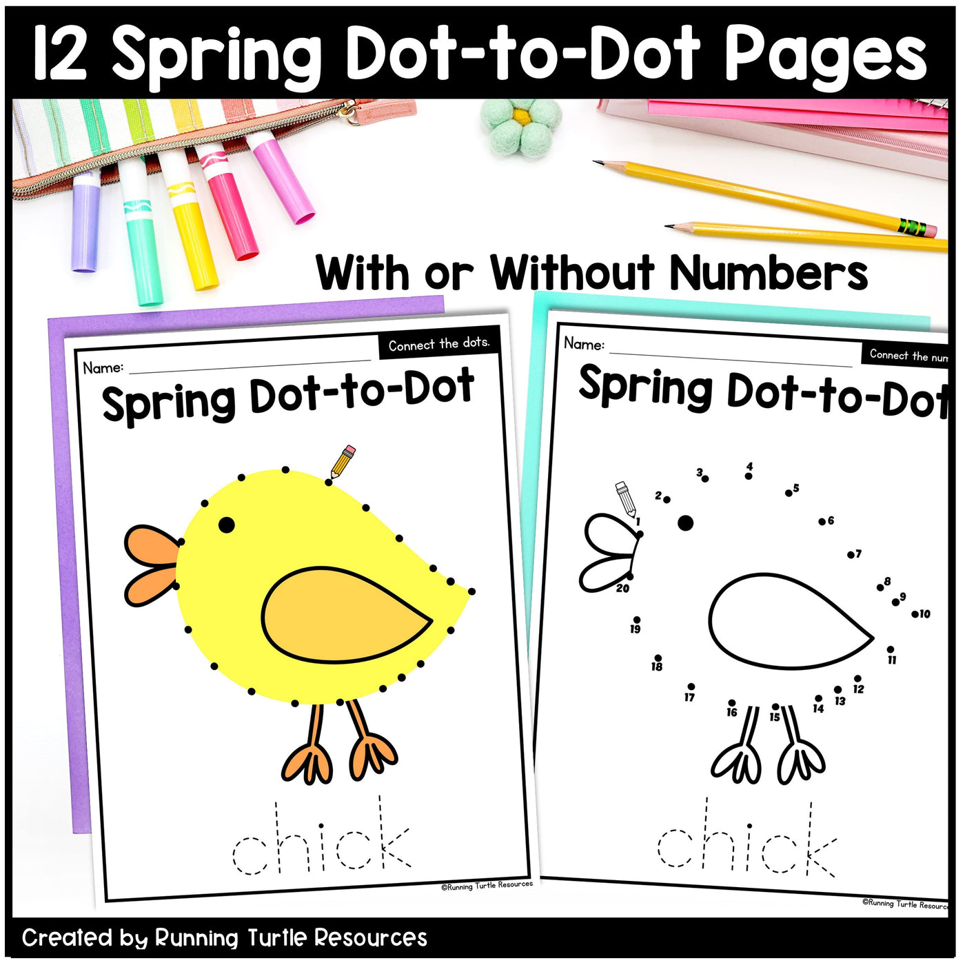 Spring Fine Motor Activities, Morning Tubs for Preschool and Kindergarten