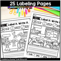 Magic e Labeling Worksheets, CVCE Cut and Paste Practice