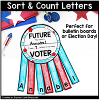 Future Voter Name Craft for Preschool and Kindergarten
