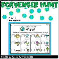 Earth Day Primary Mini Pack l Editable Name Craft