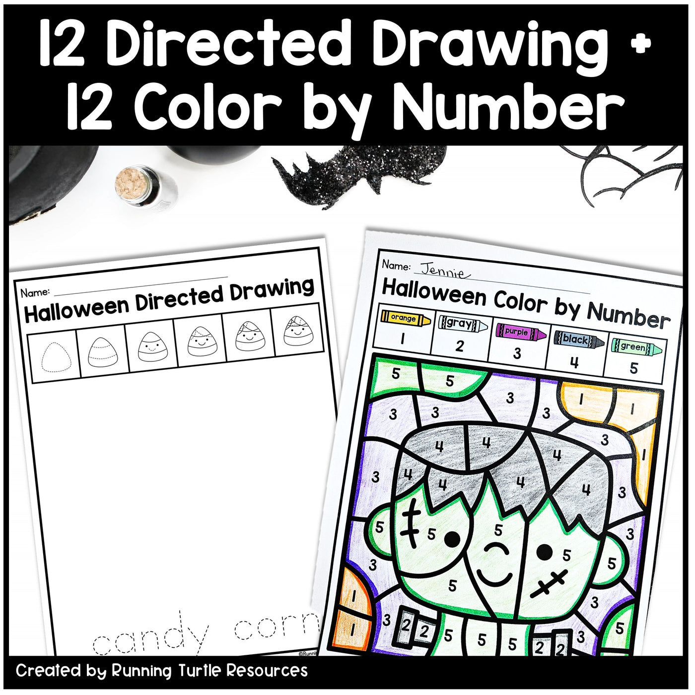 Halloween Fine Motor Printables for Preschool, PreK and Kindergarten