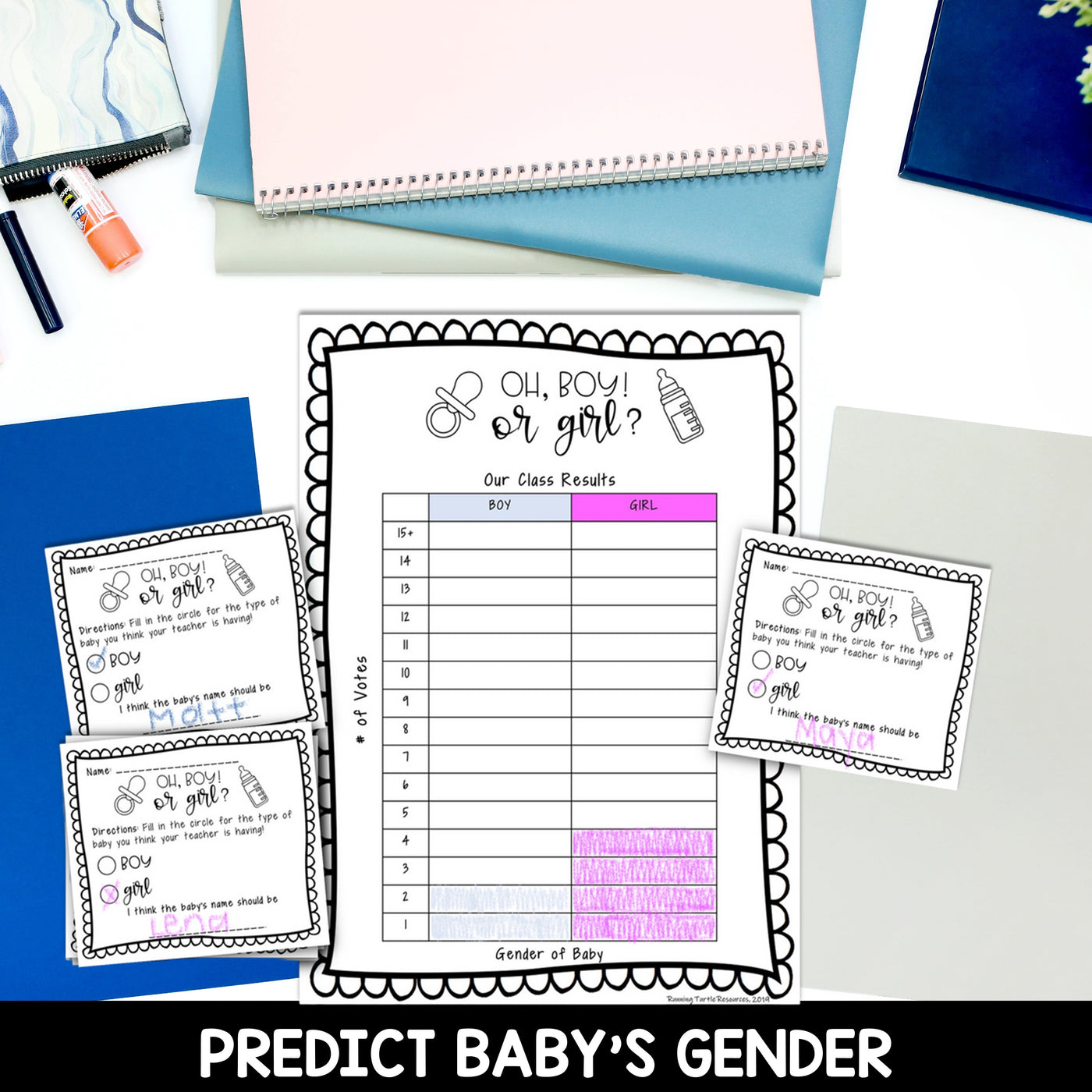 Teacher Pregnancy Announcement and Gender Reveal