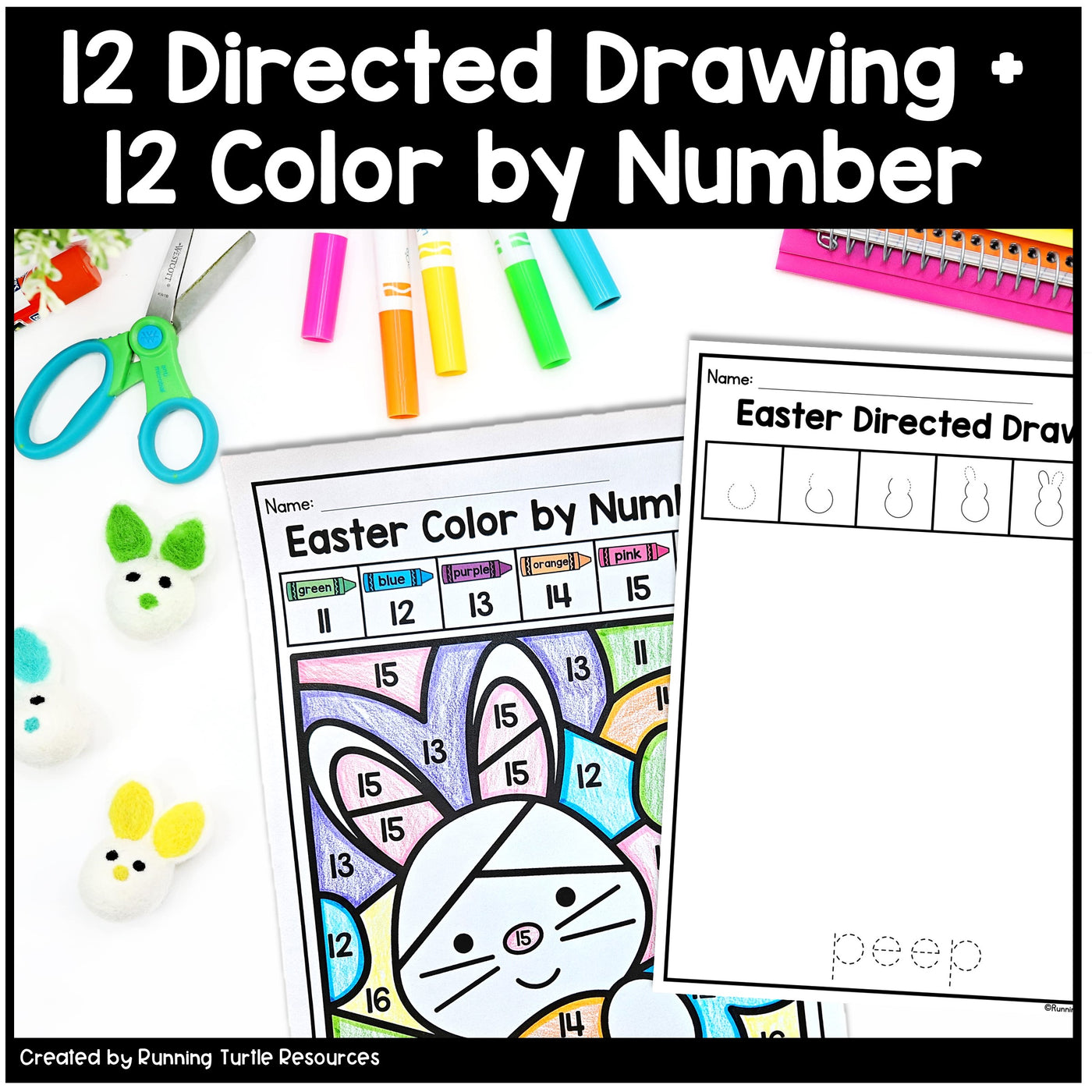 Easter Fine Motor Printables for Preschool, PreK, TK and Kindergarten