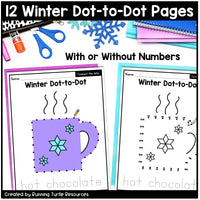 Winter Fine Motor Printables for Preschool, PreK and Kindergarten