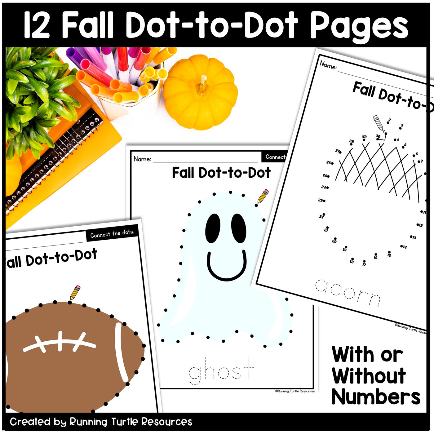 Fall Fine Motor Printable Activities for Preschool and Kindergarten