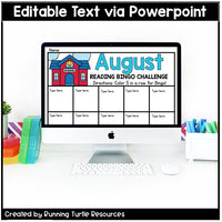 August Reading Bingo, Back to School Reading Challenge and Bookmarks