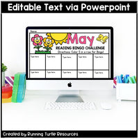 May Reading Log, Spring Bookmarks, Summer Reading Bingo, End of Year Bingo