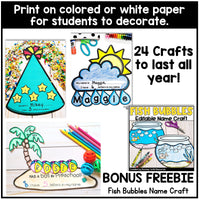 Editable Name Craft Bundle