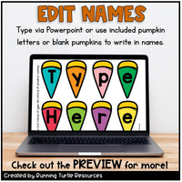 Turkey Name Craft EDITABLE l Thanksgiving Craftivity Preschool