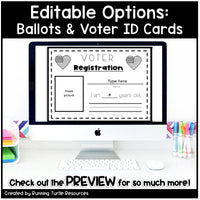 Election Day Activities, Mock Election , Vote Activity PreK, Kindergarten