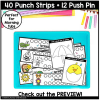 Spring Fine Motor Activities, Morning Tubs for Preschool and Kindergarten