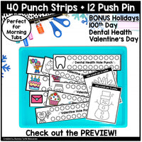 Winter Fine Motor Printables for Preschool, PreK and Kindergarten