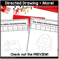 Fire Safety Fine Motor Skills for Preschool, PreK and Kindergarten