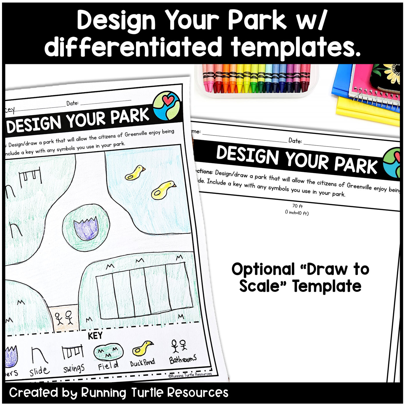 Earth Day STEM Writing Activity l Design a Park