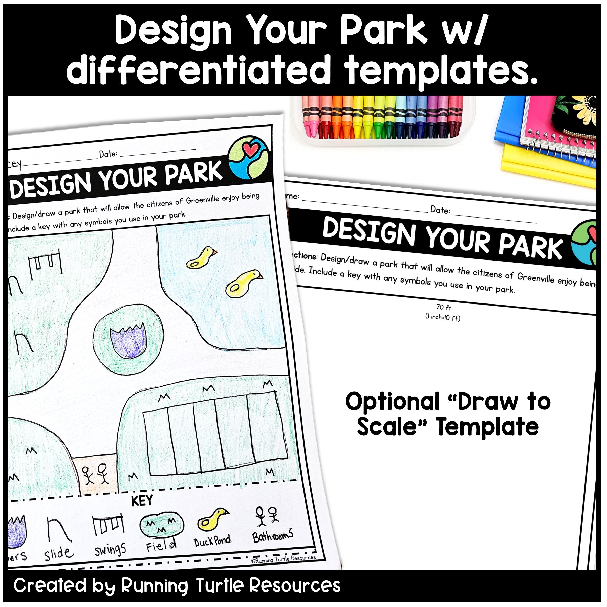 Earth Day STEM Writing Activity l Design a Park
