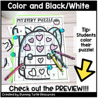 Back to School Letter and Beginning Sounds Match Puzzles