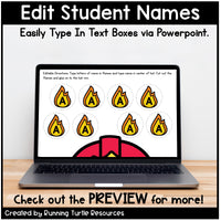 Firefighter Craft for Fire Safety Week, Preschool and Kindergarten Name Craft