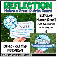 Earth Day Primary Mini Pack l Editable Name Craft