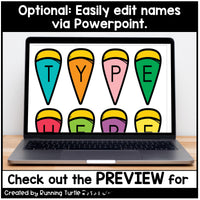 Editable Name Craft Bundle