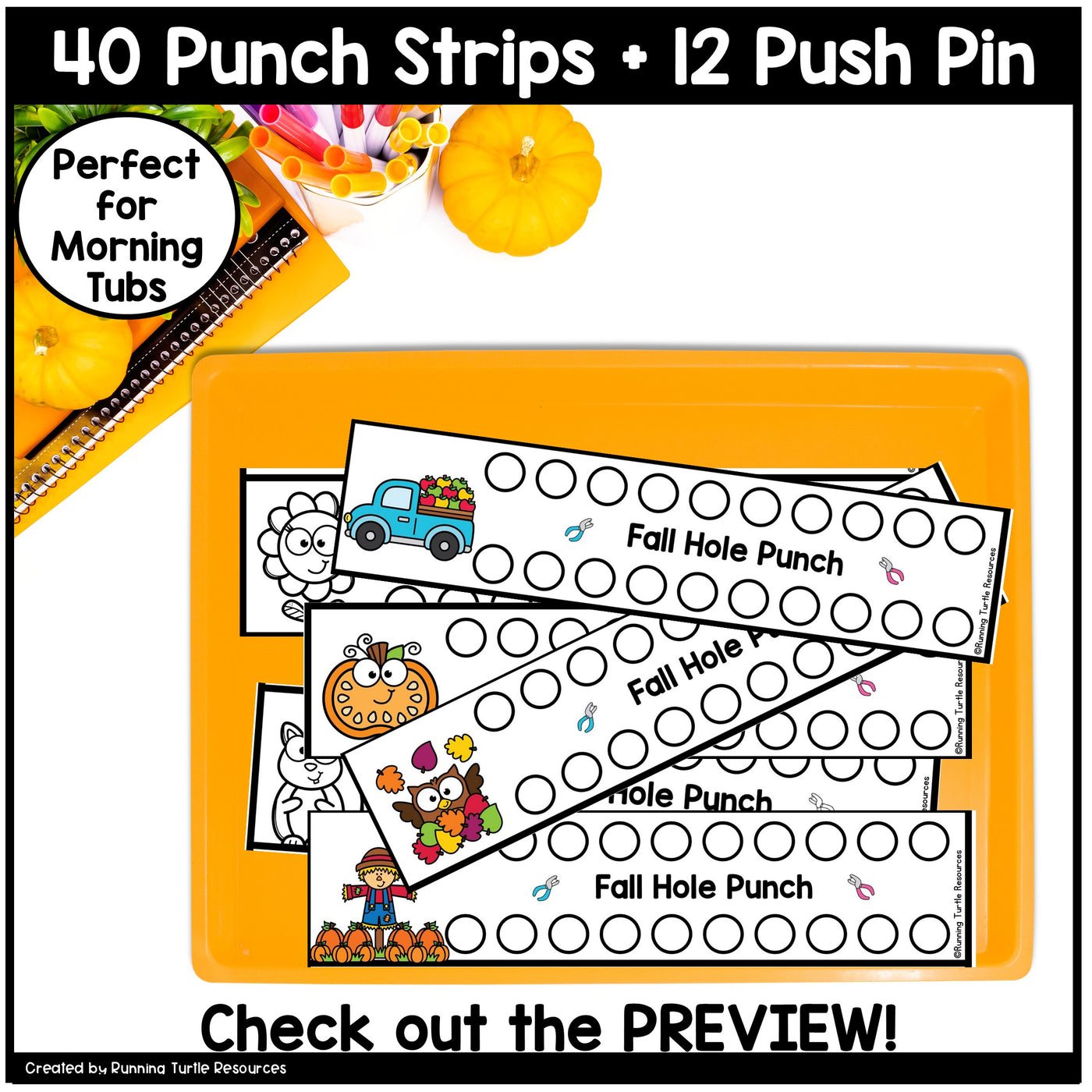 Fall Fine Motor Printable Activities for Preschool and Kindergarten