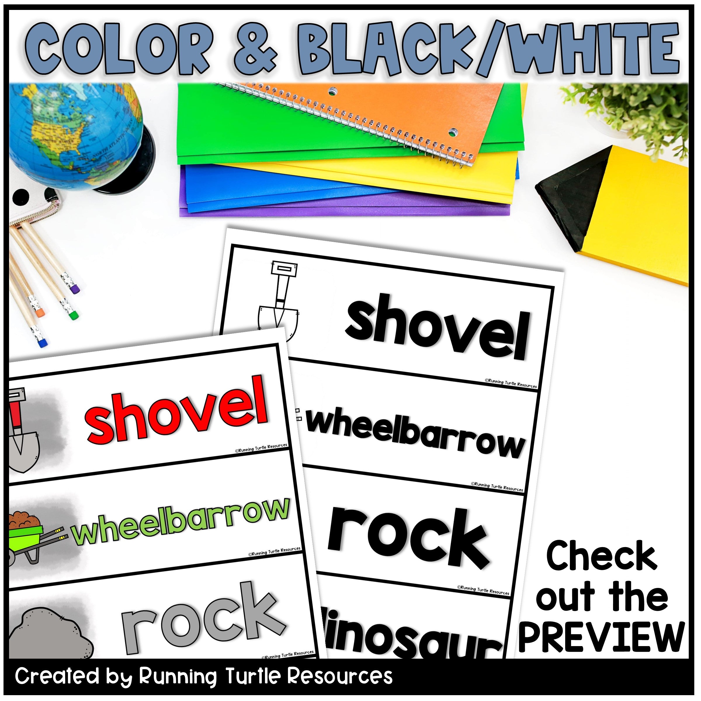 Dinosaur Word Wall Words l Paleontology Vocabulary