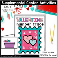 Valentine's Day Post Office Dramatic Play l Valentine Letter and Number Match