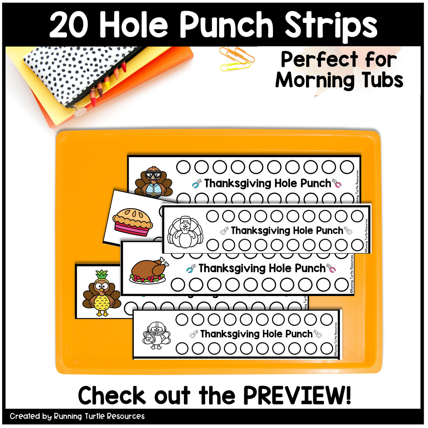 Preschool Thanksgiving Fine Motor Activities