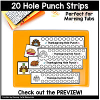 Preschool Thanksgiving Fine Motor Activities