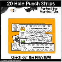 Halloween Fine Motor Printables for Preschool, PreK and Kindergarten