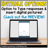 No Prep Student Teacher Memory Book Editable