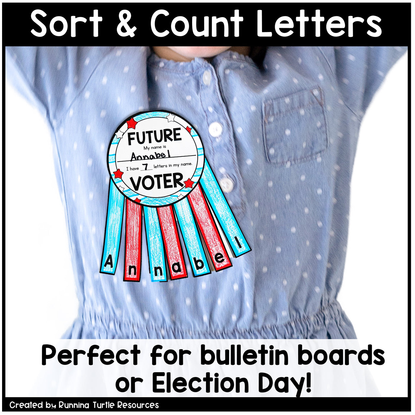 Future Voter Name Craft for Preschool and Kindergarten