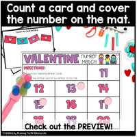 Valentine's Day Number Match Count and Cover