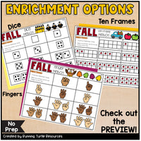 Fall Math Number Matching