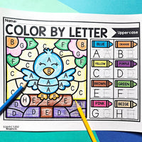 Pets Color by Letter and Beginning Sound Pages