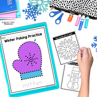Winter Fine Motor Printables for Preschool, PreK and Kindergarten
