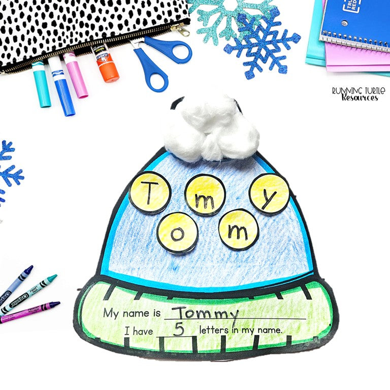 Winter Hat Name Craft