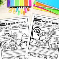 Beginning and Ending Consonant Blends Worksheets for 1st Grade