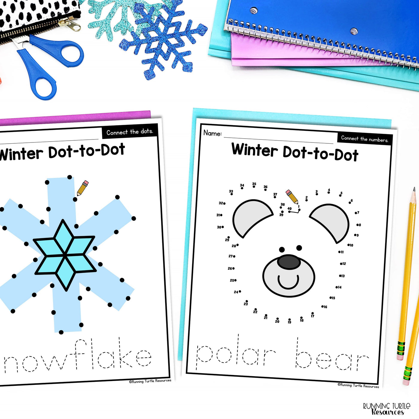 Winter Fine Motor Printables for Preschool, PreK and Kindergarten