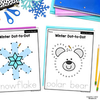 Winter Fine Motor Printables for Preschool, PreK and Kindergarten