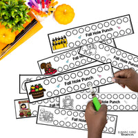 Fall Fine Motor Printable Activities for Preschool and Kindergarten