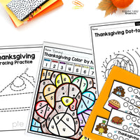 Preschool Thanksgiving Fine Motor Activities