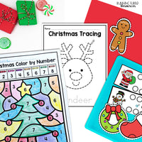 Christmas Fine Motor Printables for Preschool, PreK and Kindergarten