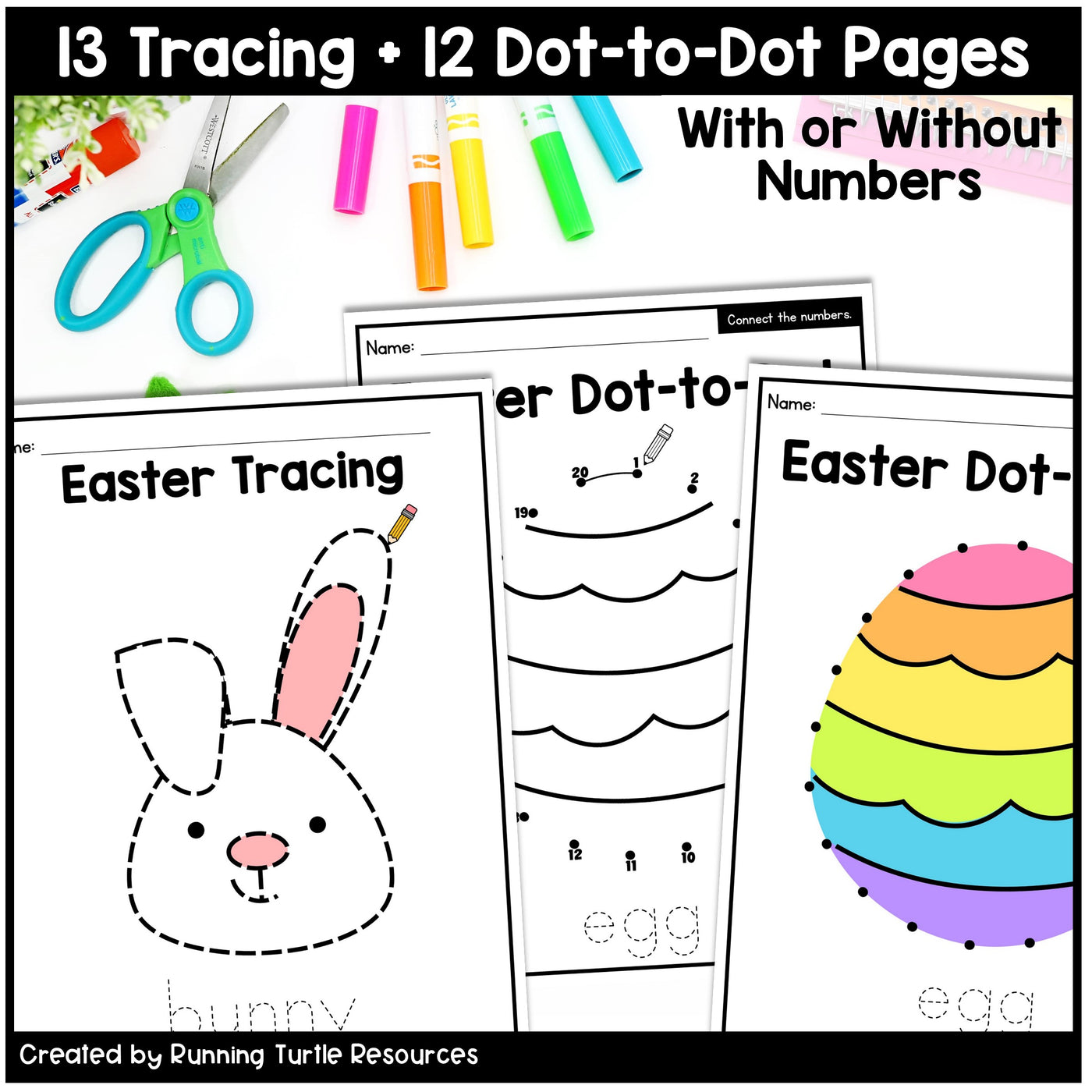 Easter Fine Motor Printables for Preschool, PreK, TK and Kindergarten