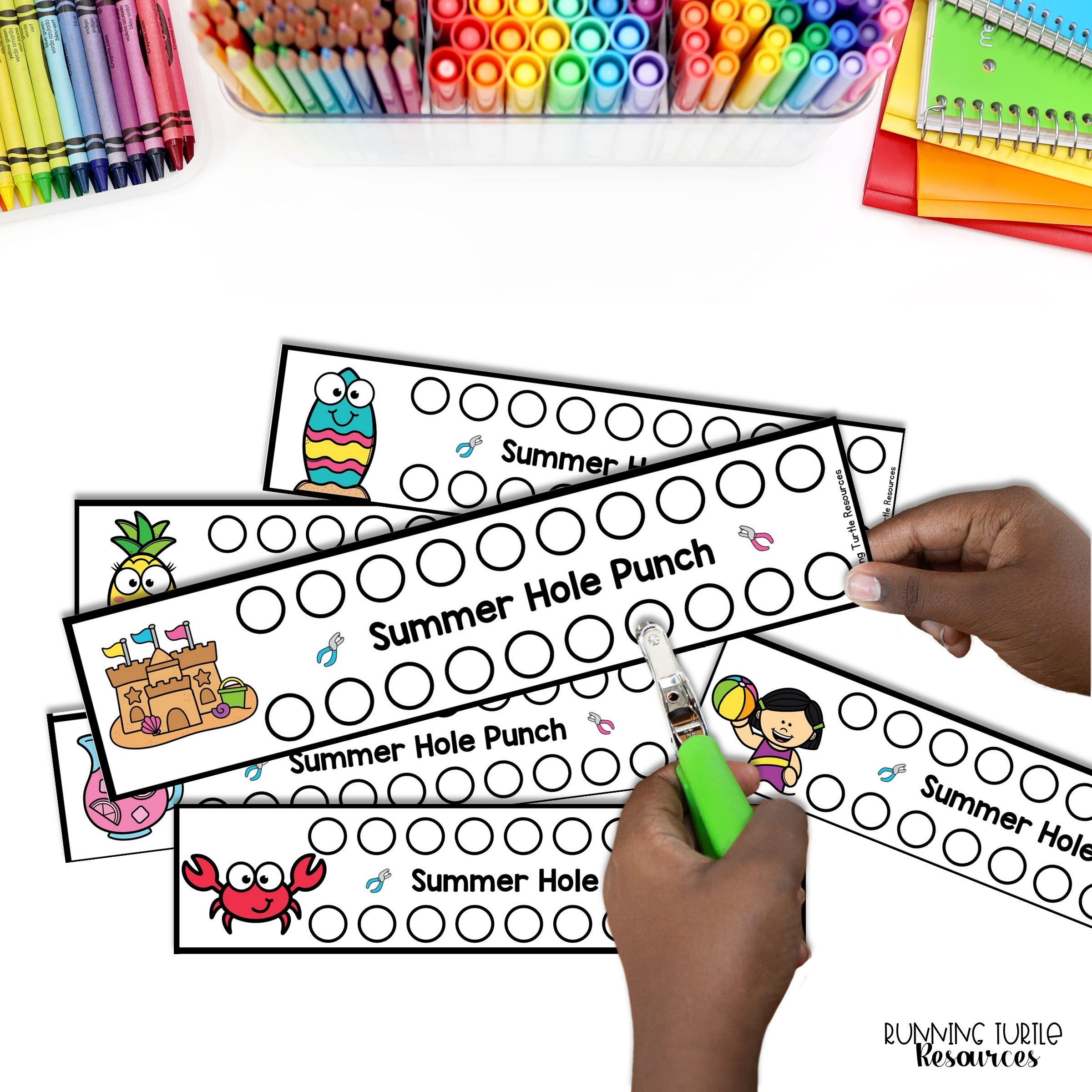 Summer Fine Motor Printables for Preschool, PreK and Kindergarten