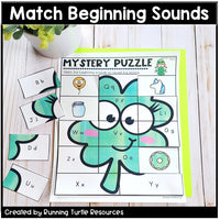 St. Patricks Day Alphabet Mystery Puzzles
