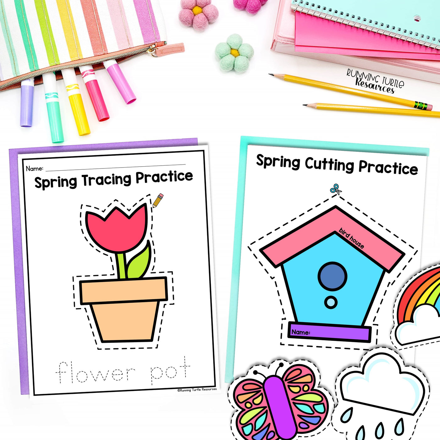 Spring Fine Motor Activities, Morning Tubs for Preschool and Kindergarten