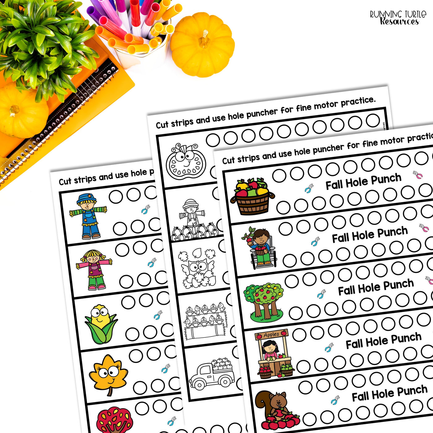 Fall Fine Motor Printable Activities for Preschool and Kindergarten