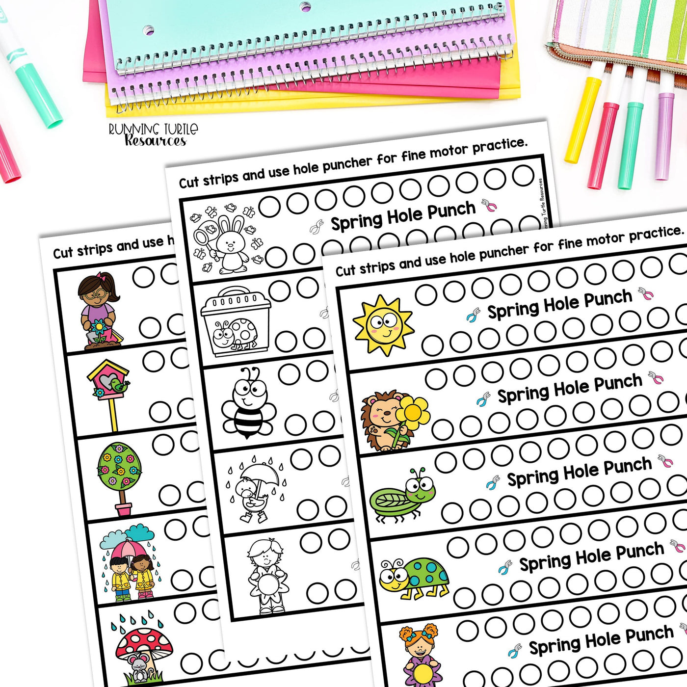 Spring Fine Motor Activities, Morning Tubs for Preschool and Kindergarten